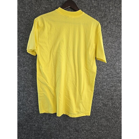 Vtg 90s Hanes Fifty-Fifty Campbell California Single Stitch T-shirt L Methodist - Picture 6 of 8